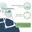Silla Periquera Snack Para Bebé - Celeste - Bebesit