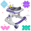 Andadera Y Caminadora Para Bebes 3 En 1 Musical Morado Ibaby