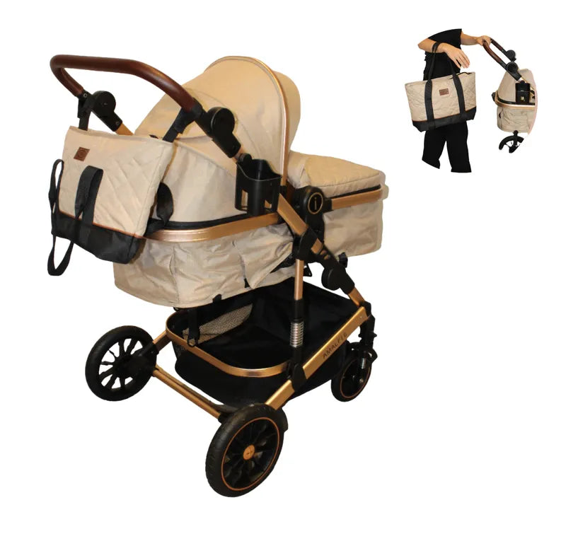 Carriola 6 En1 Mecedora Autoasiento Amalfi