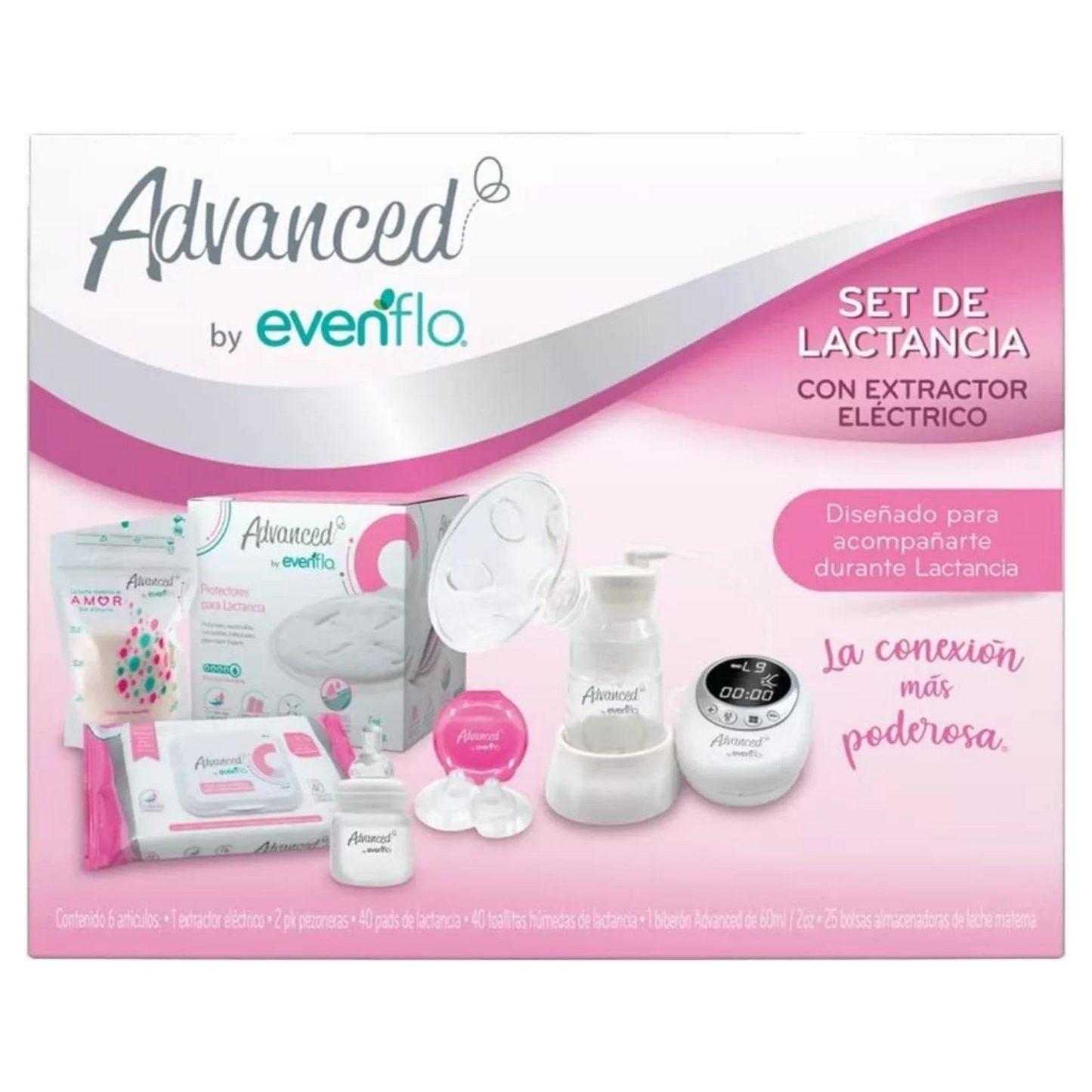 Kit De Lactancia Materna Con Extractor Eléctrico 6700 - Evenflo