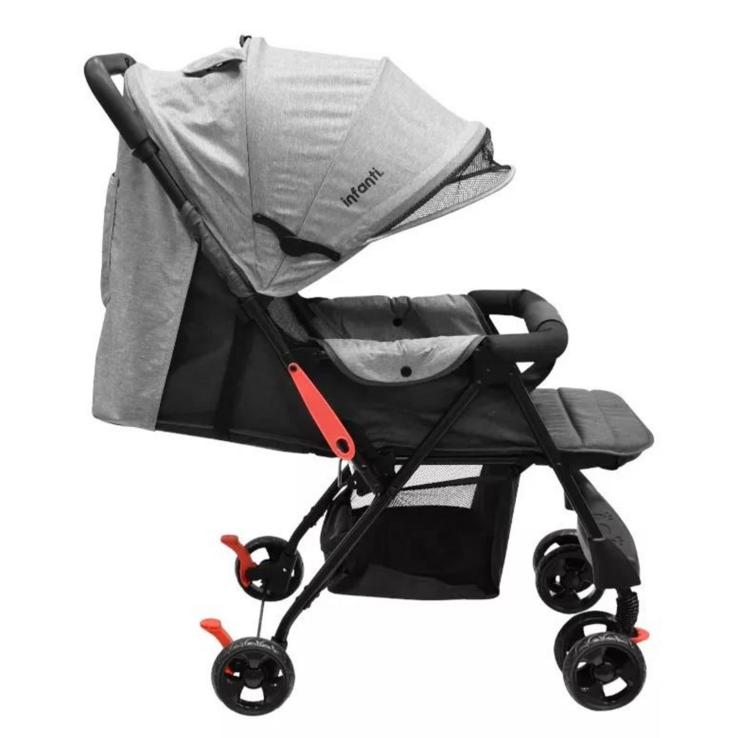 Carriola Para Bebé Luppo Ligera Y Plegable - Gris - Infanti