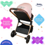 Carriola Reversible 4 en 1 Victoria Porta Bebe Ibaby