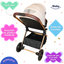 Carriola Reversible 4 en 1 Victoria Porta Bebe Ibaby