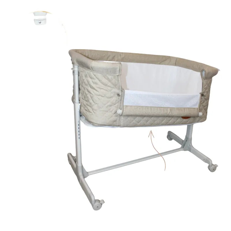 Colecho Para Bebe Con Posicion Anti Reflujo | Mau - Negro - Ibaby