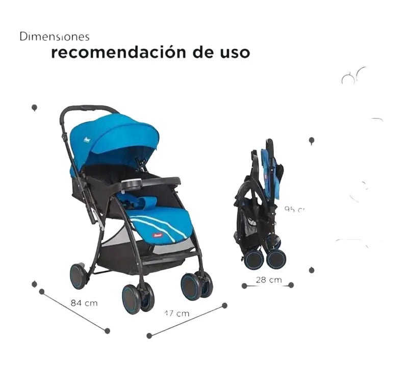 Carriola Reversible Lu Baby D'bebe