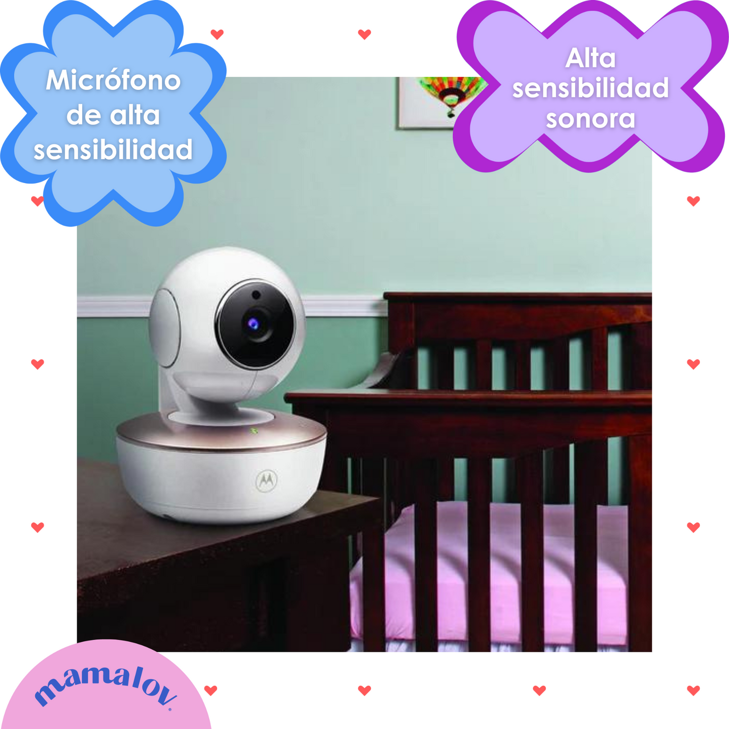 Monitor de Video Para Bebe - VM855 Motorola