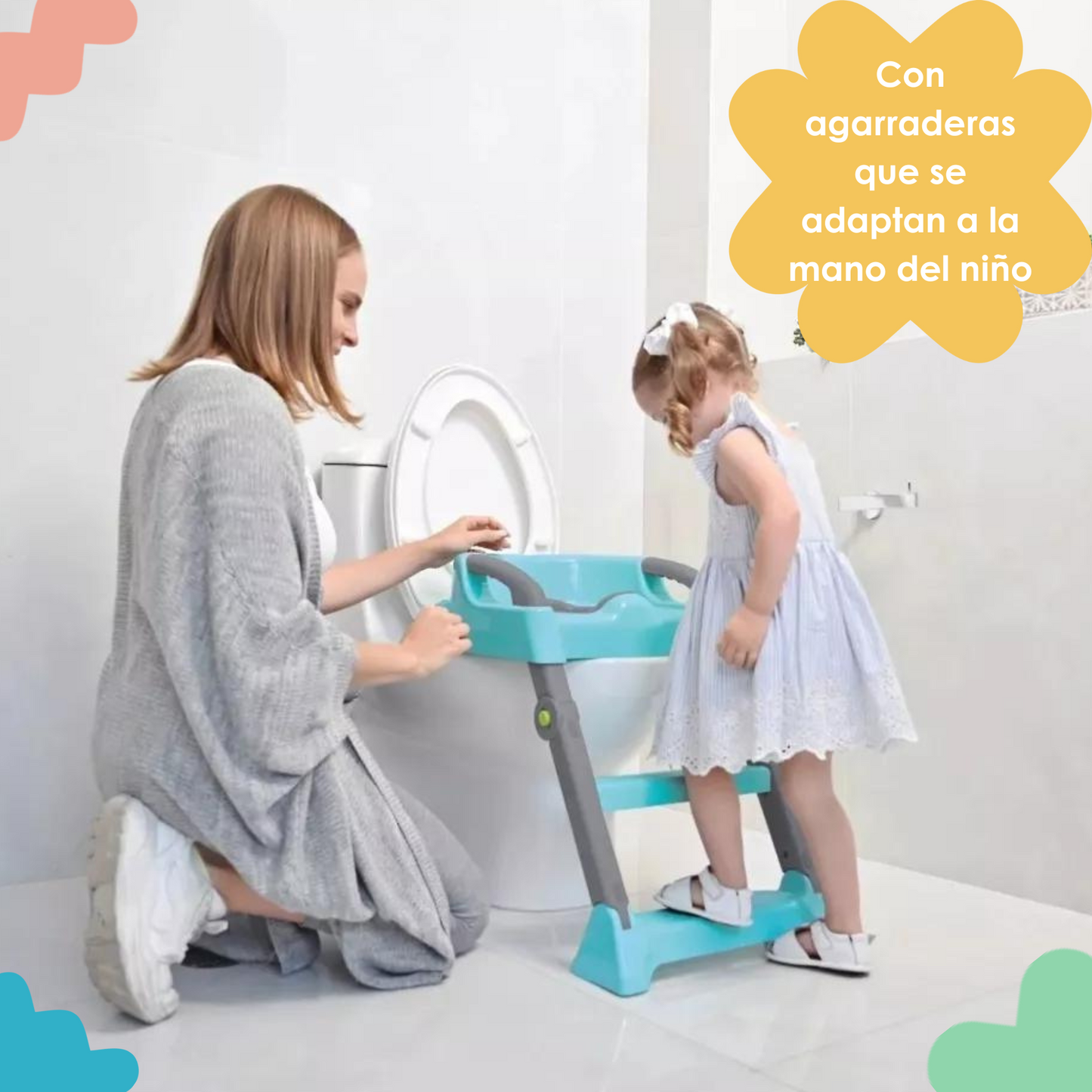 Entrenador de Baño Potty Escalera 2 en 1 - 6702 Prinsel