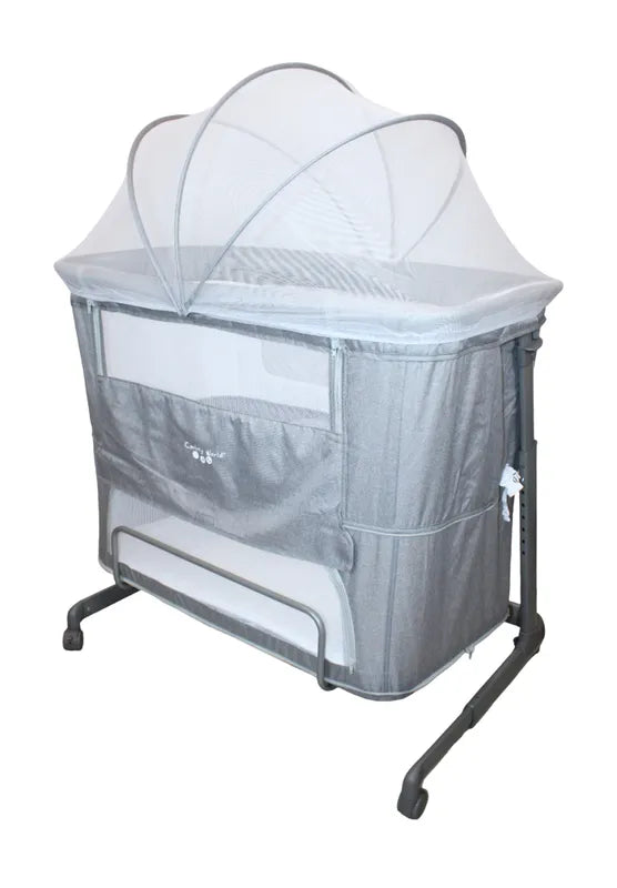 Colecho Cuna Moises Para Bebe 2 Niveles P965m - Gris - Confety World