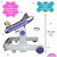 Andadera Y Caminadora Para Bebés 3 En 1 Musical - Morado - Ibaby