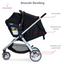 Carriola Para Correr B-lively & B-safe Con Autoasiento - Raven - Britax