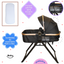 Carriola 6 En1 | Mecedora | Autoasiento | Amalfi - Negro - Ibaby