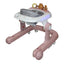 Andadera Y Caminadora 3 En 1 Musical Luces Led Rosa Ibaby