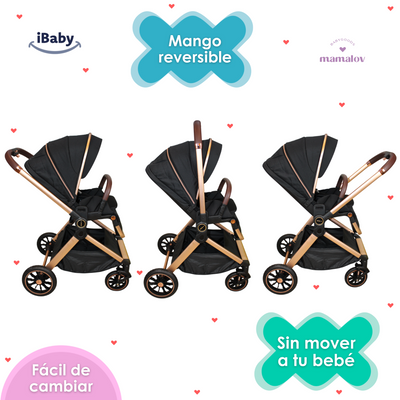 Carriola Reversible 4 en 1 Victoria Porta Bebe Ibaby