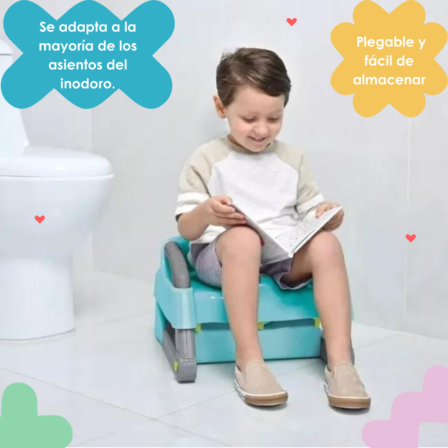 Entrenador de Baño Potty Escalera 2 en 1 - 6702 Prinsel