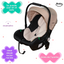 Carriola 4 en 1 Reversible Con Portabebé Alessia - Beige - iBaby