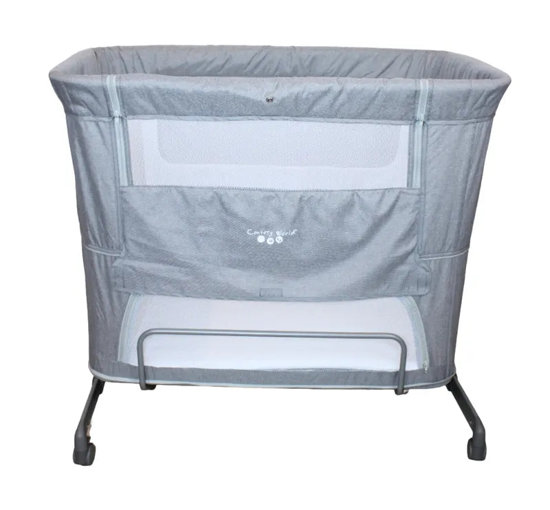 Colecho Cuna Moises Para Bebe 2 Niveles P965m - Gris - Confety World