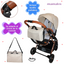 Carriola 4 En 1 Con Base Para Autoasiento Borah Ibaby