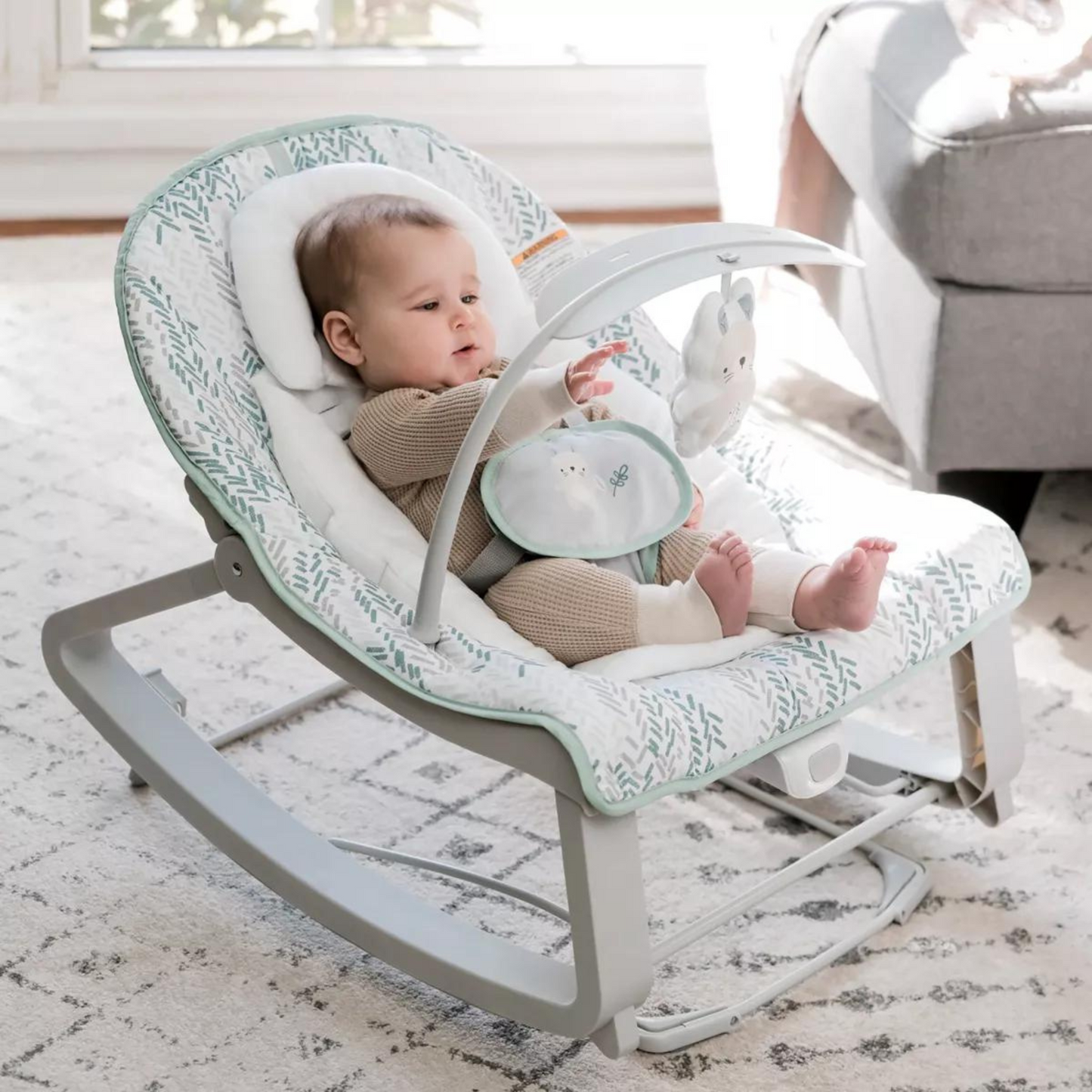 Silla Mecedora Y Vibradora 3 En 1 12637 - Multicolor - Ingenuity