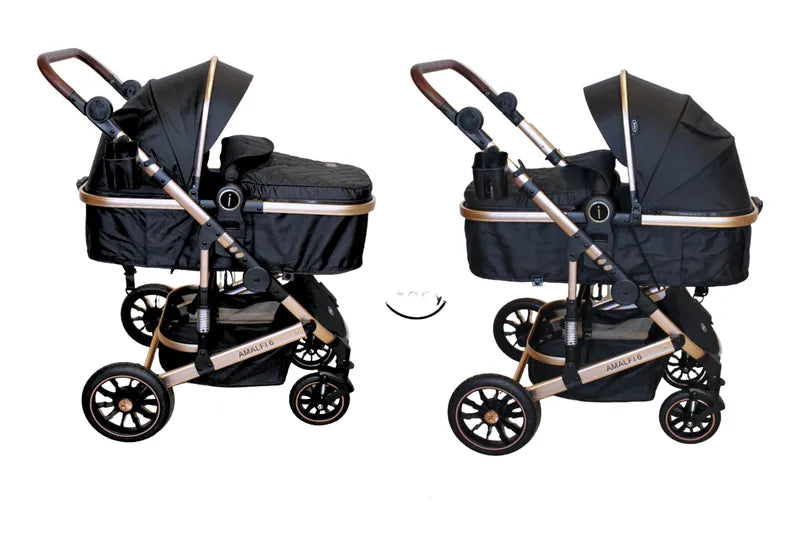 Carriola 6 En1 Mecedora Autoasiento Amalfi