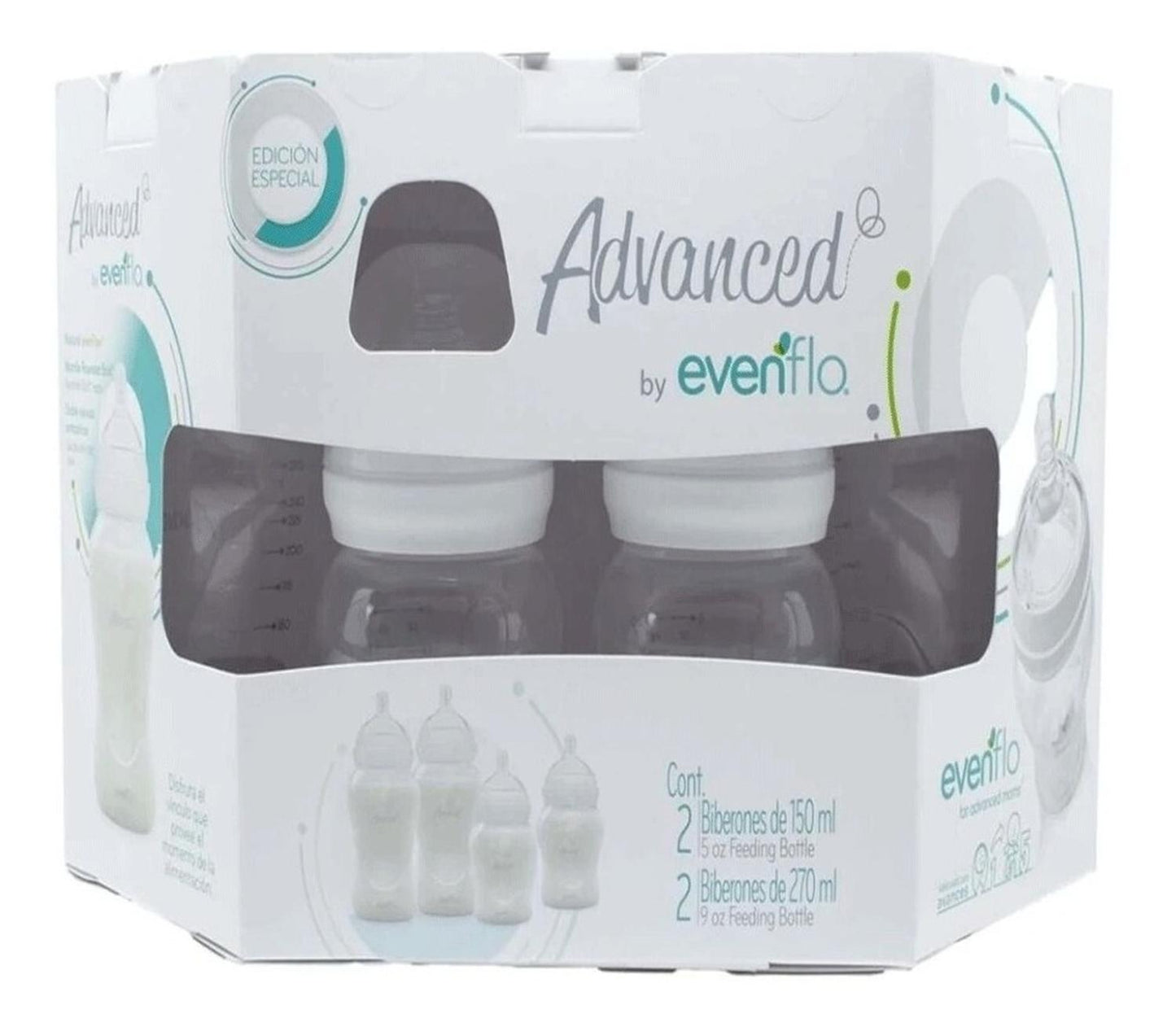 advanced evenflo biberones Set De Biberones Advanced Evenflo – Mamalov
