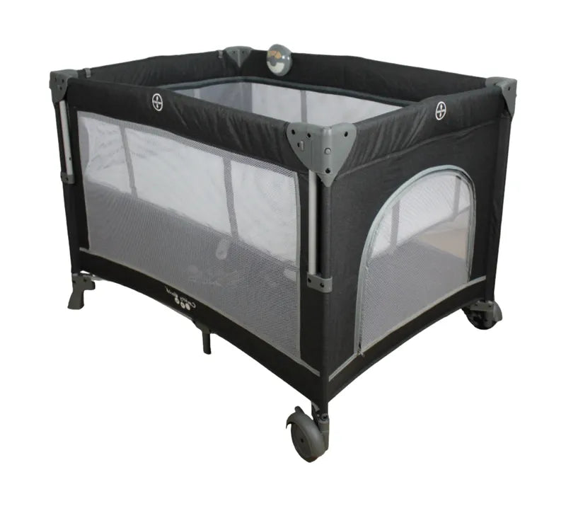 Cuna De Viaje Para Bebe Colecho Con Mosquitero Ts001 - Negro - Confety World