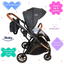 Carriola 4 En 1 Con Base Para Autoasiento Borah Ibaby
