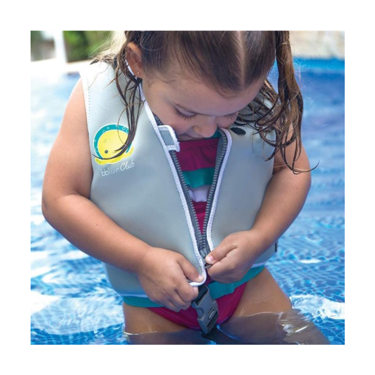 Chaleco Para Natación 1-3 años - Gris B0166-GQ BBLUV