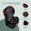 Autoasiento Aries Negro Bebesit
