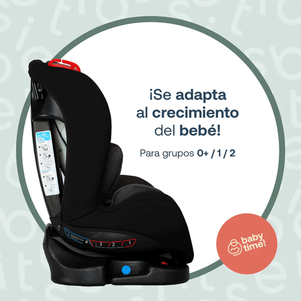 Autoasiento Aries Negro Bebesit
