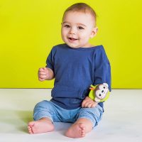 Muñequera Rattle & Teethe Wrist Palms Toy Mon Bright Starts