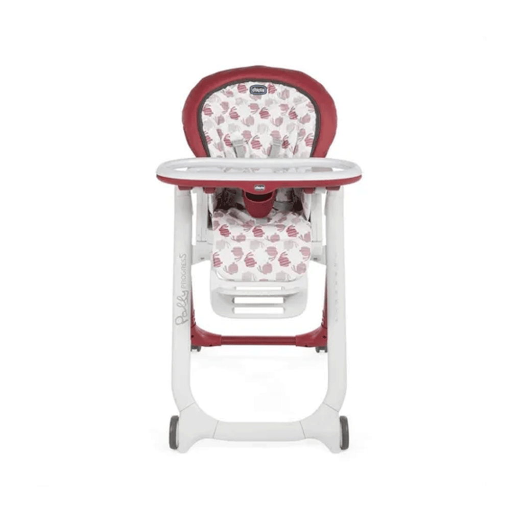 Silla Alta Polly Progress Roja Chicco