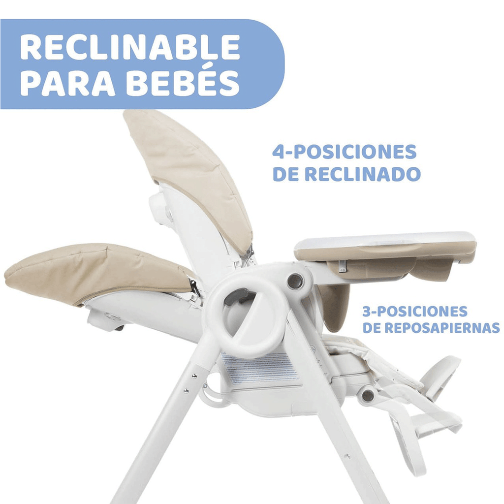 Silla Alta Polly Progress Roja Chicco