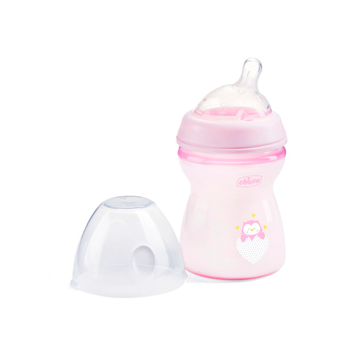 Biberon Natural Feeling 250ml 2m+ - Rosa Chicco