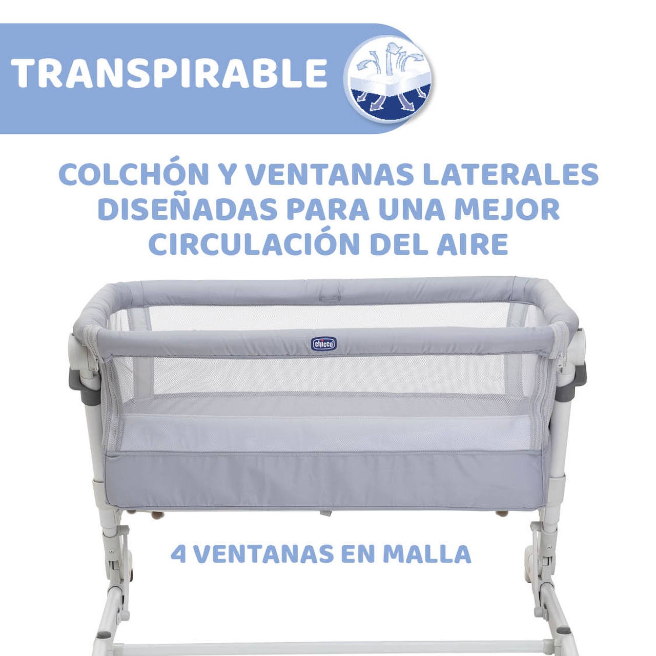Cuna Colecho Next2me Pop Up - Atmosphere 05079299570 Chicco