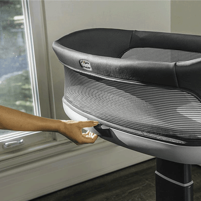 Cuna Viajera Close To You Se Bedside - Charcoal Chicco