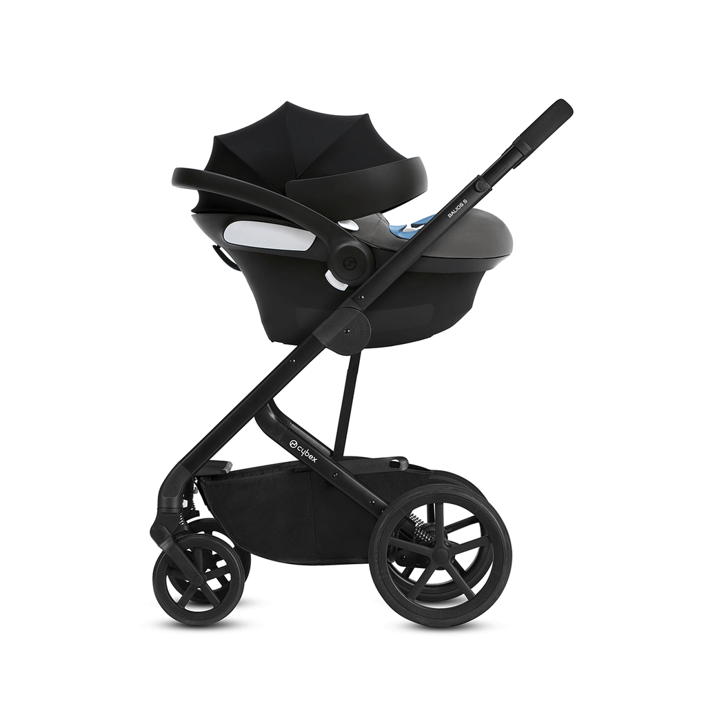 Autoasiento Portabebe Aton M con base SensorSafe & SafeLock Manhattan Grey 518002865 Cybex