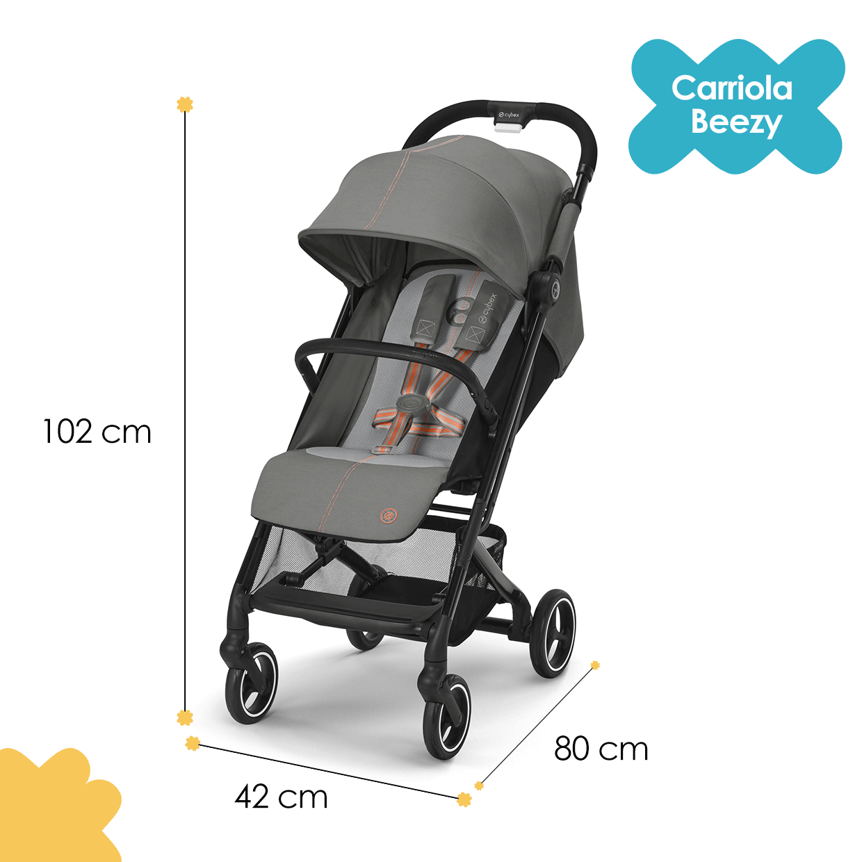Carriola Beezy 2 Lava Grey Cybex