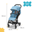 Carriola Beezy 2 Beach Blue Tourquise Cybex