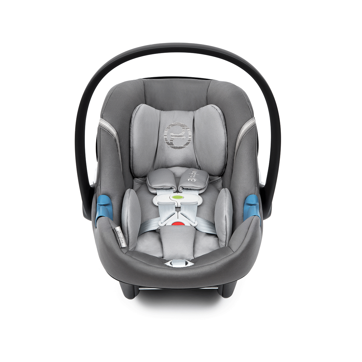 Autoasiento Portabebe Aton M con base SensorSafe & SafeLock Manhattan Grey 518002865 Cybex