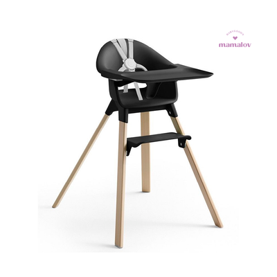 Silla Alta Clikk - Black Natural 552007 Stokke
