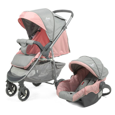 Carriola D´bebé reversible multi-funcional Travel System Max Rosa