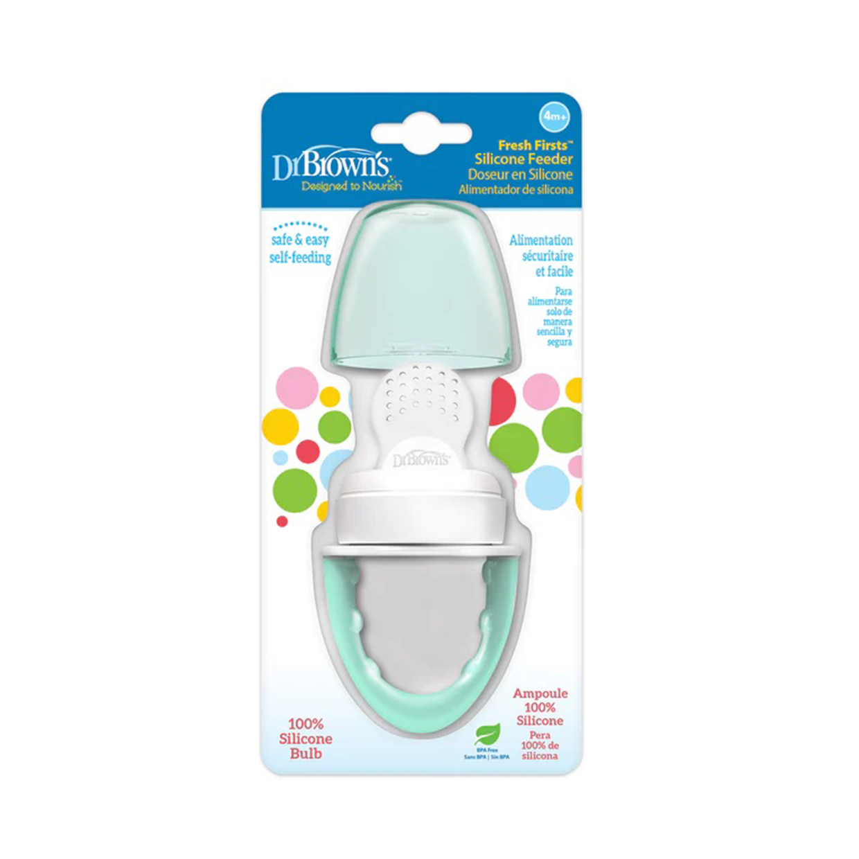 Alimentador de Silicona - Menta TF006 Dr. Brown's