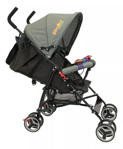 CARRIOLA DE BASTON KOOL BABY CAR-104 GRIS