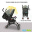 CARRIOLA DE BASTON KOOL BABY CAR-104 GRIS