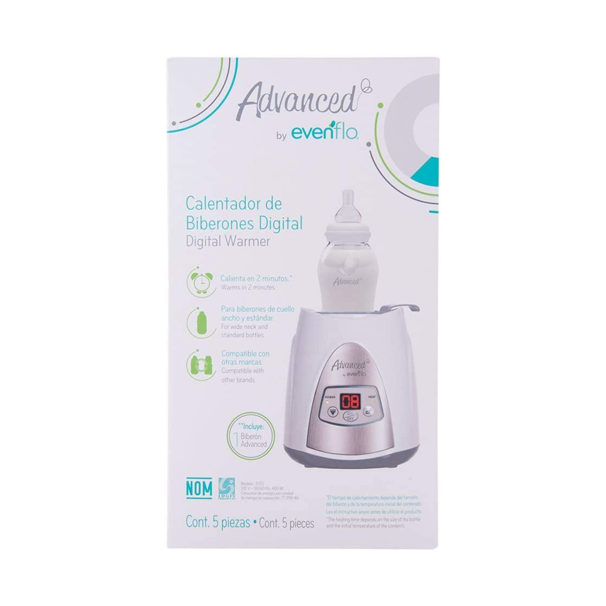 Calentador Digital 400W - 5722 Evenflo