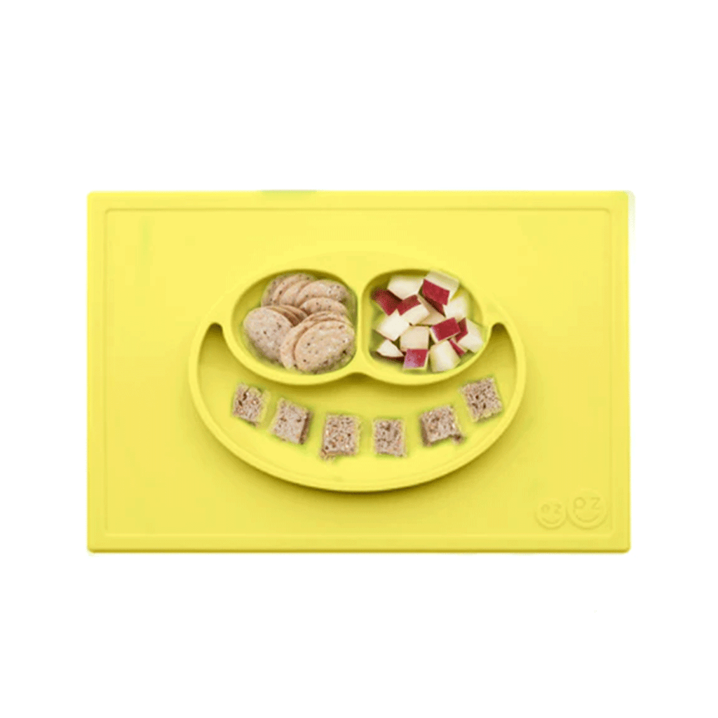 Plato de Silicon Happy Mat Amarillo HM010 Ezpz