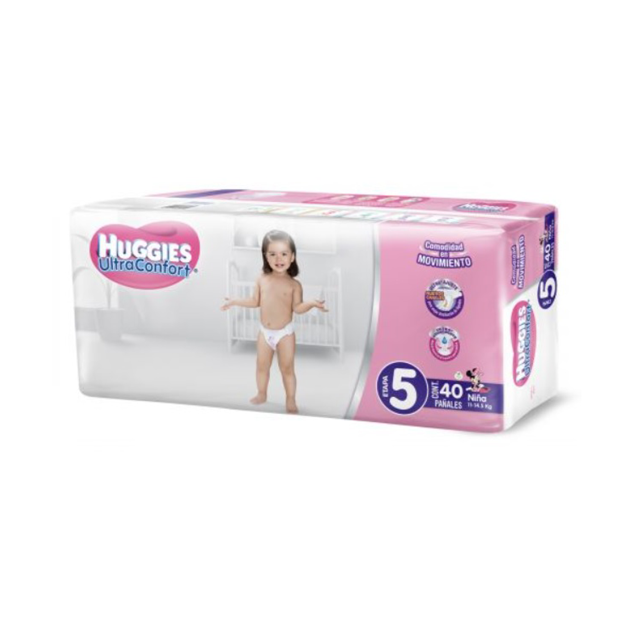 Pañal Ultra Etapa 5 de Niña - 64861 Huggies