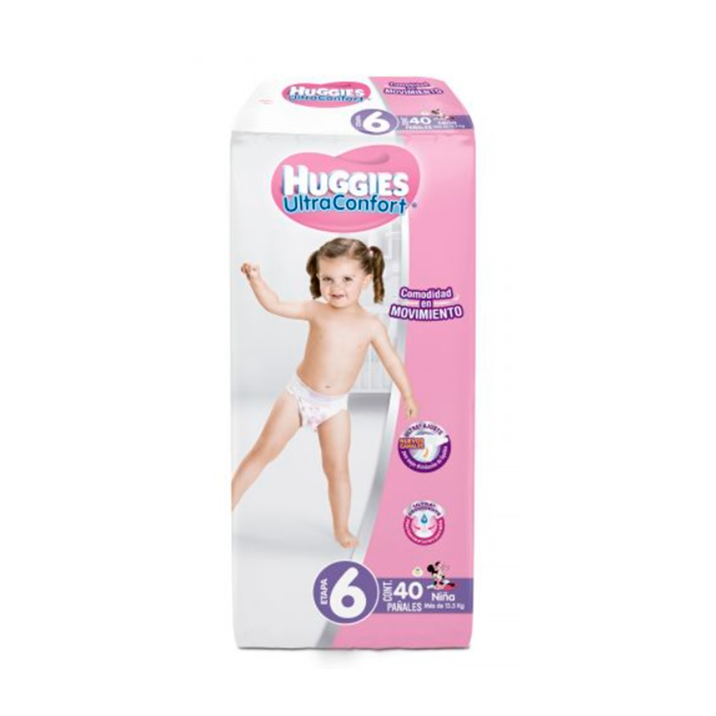 Pañal Ultra Etapa 6 de Niña - 64863 Huggies