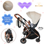 Carriola 4 En 1 Con Base Para Autoasiento Borah Ibaby