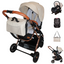 Carriola 4 En 1 Con Base Para Autoasiento Borah Ibaby